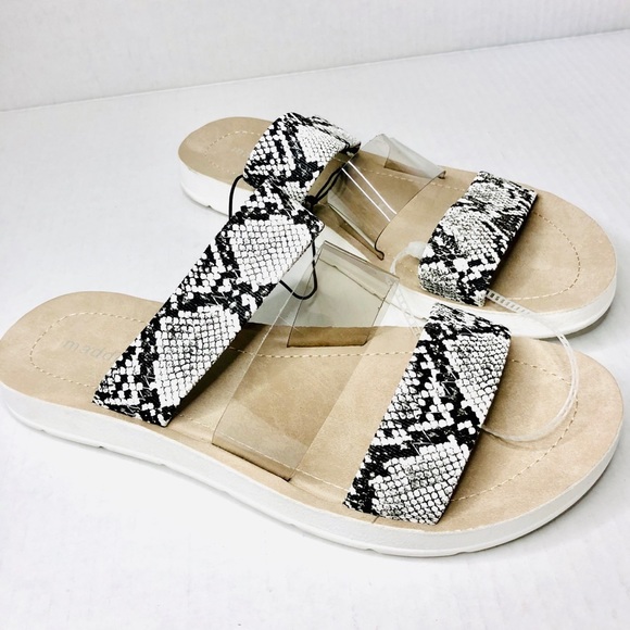 Madden Girl Shoes - Madden Girl python skin sandals